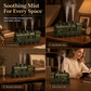 🚂 Vintage Train Diffuser – Mist Rings & Cozy Flame Light