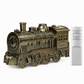 🚂 Vintage Train Diffuser – Mist Rings & Cozy Flame Light