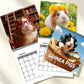 🐹 2027 Guinea Pig Calendar – Cute Photos & Cheerful Wall Decor
