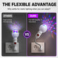RGB LED Rotating Crystal Magic Ball Stage Light