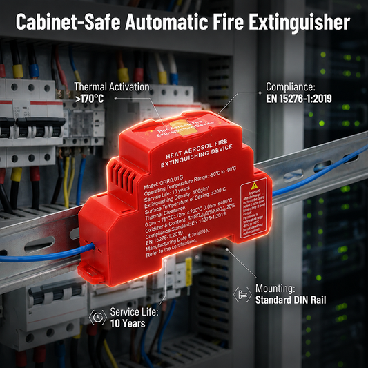 🔥 Automatic Aerosol Fire Suppression Device – Compact Electrical Cabinet Protection