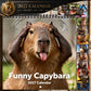 📅 2027 Capybara Calendar – Cute Monthly Fun & Cheerful Decor