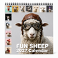 🐑 Funny Sheep Desk Calendar