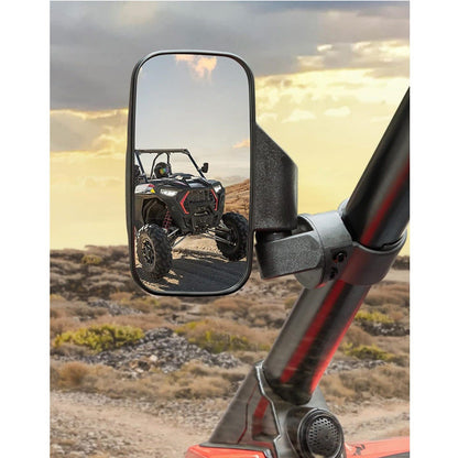 UTV Rearview Side Mirrors with Break-Away Foldable Design