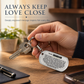 Inspirational Metal Keychain with Engraved Quote