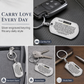 Inspirational Metal Keychain with Engraved Quote