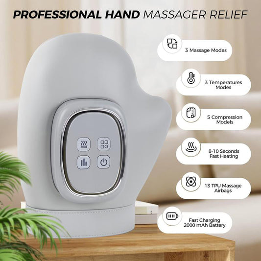 🤲 Heated Hand Massager – Air Compression & Soothing Heat
