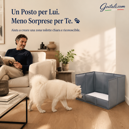 🐶 3-Side Anti-Splash Dog Toilet – Protect Floors & Walls From Pee Mess