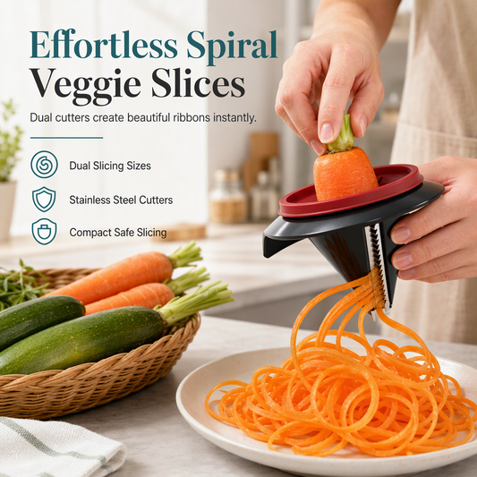 🥕 Easy Veggie Slicer – Create Uniform Vegetable Strands at Home