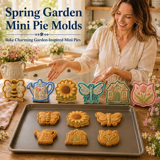 🥧 Floral Pie Press Mold – Easy Decorative Baking for Any Occasion