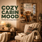 🐮 2027 Highland Cow Wall Calendar – Cozy Farmhouse Decor for Your Home