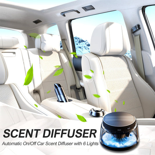 🚗 Smart Car Diffuser – Automatic Scent Dispenser with Ambient LED Light