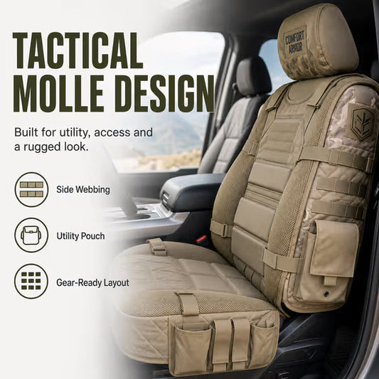 🚙 Car Seat Back Protector Organizer – Outdoor Gear Storage Cover for SUV & Truck