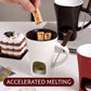 🍫 Ceramic Fondue Mug – Tealight-Warmed Chocolate & Cheese Dipping Pot