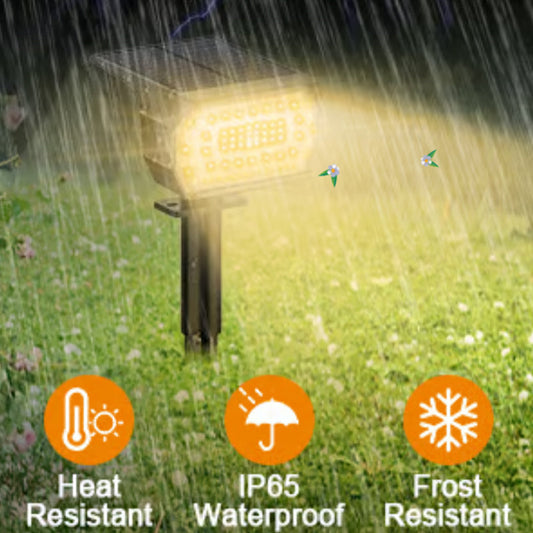 ☀️ Solar Outdoor Spotlights – Adjustable Garden Landscape Lights for Yard & Patio