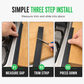 🍳 Silicone Kitchen Gap Cover – Flexible Countertop Spill & Crumb Guard