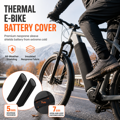 🚲 E-Bike Battery Cover – 5mm Thermal Neoprene Insulation Sleeve