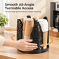 ☕ 360° Rotating Cup Organizer – 4-Compartment Countertop Storage Carousel