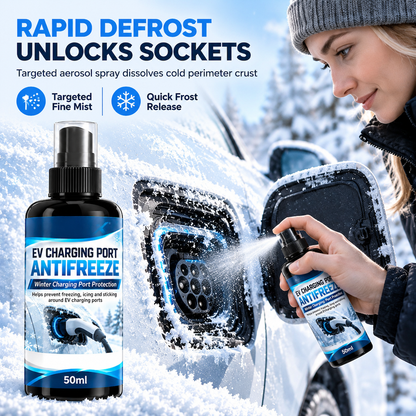 ❄️ EV Charging Port De-Icer Spray – Targeted Frost Removal for Winter