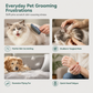 🐾 Pet Slicker Brush – Flexible Air Cushion & Dense Steel Pins for Deshedding