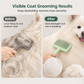🐾 Pet Slicker Brush – Flexible Air Cushion & Dense Steel Pins for Deshedding