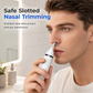 ✂️ Electric Nose Hair Trimmer – Dual-Edge Stainless Steel Grooming Tool