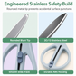 ✂️ Retractable Pocket Scissors – Compact Sliding Craft Scissors with Cap-Free Storage