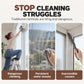 🏡 Telescopic Window Cleaner – 110cm Extendable Handle & Rotating Scrubber