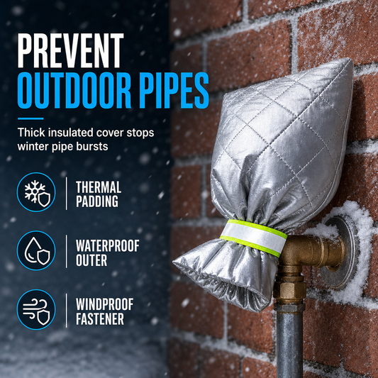 ❄️ Insulated Outdoor Faucet Cover – Thickened Winter Freeze Protection