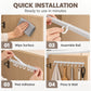 🔥 Black Friday Sale 🔥 Multi-Functional Drill-Free Cabinet Door Hook Rail