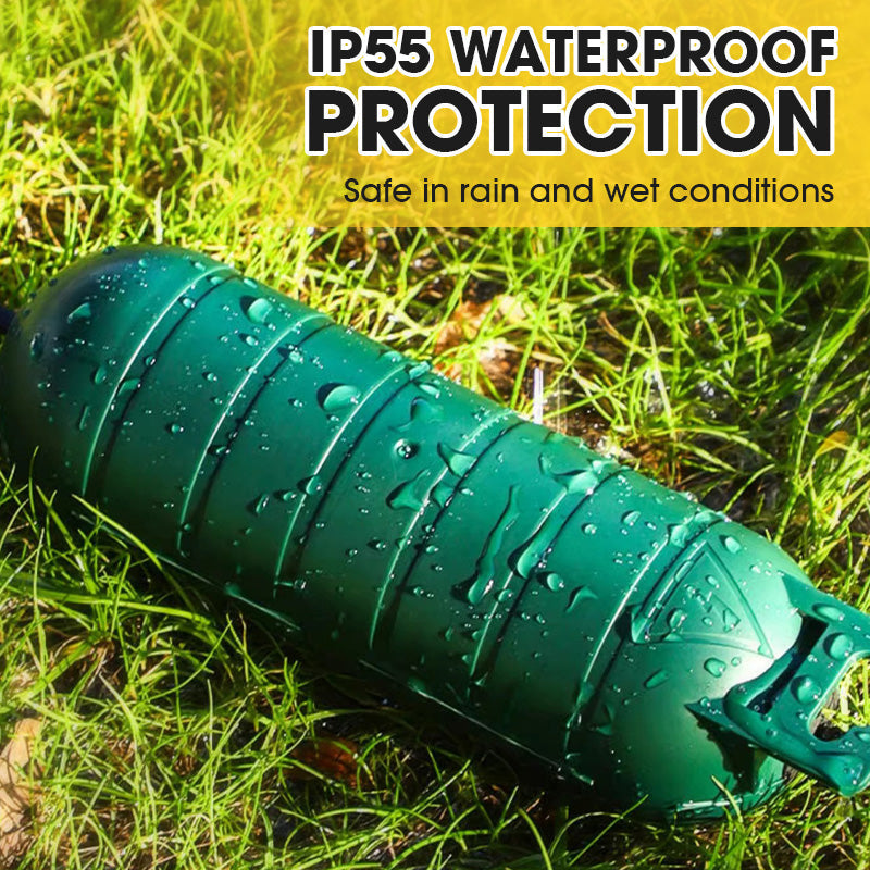 Waterproof junction box protecting outdoor cables