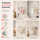 🚪 Over-the-Door Hook Rack – Space-Saving Storage for Coats & Bags